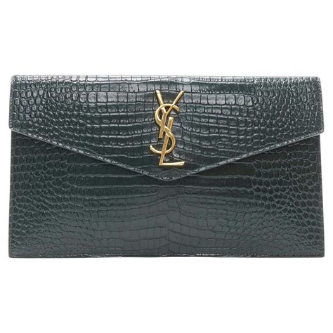 ysl clutch croc|ysl clutches on sale.